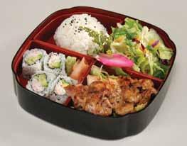 Steak Teriyaki Lunch Special Roll - 8.50 Any Two Rolls. Served w/ Miso Soup & Salad. 7.