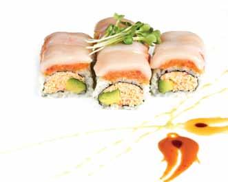 Sushi & Sashimi Sushi - 2 pcs Sashimi - 3 pcs 71. Egg... 3.50 72. Tofu Skin... 3.50 73. Crab... 4.25 74. Squid... 4.25 75. Mackerel... 4.50 76. Shrimp... 4.50 77. Salmon... 4.99 78. Albacore... 4.99 79.