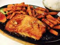Fries Bento Box Chicken(Pork) Cutlet Deep Fried Breaded Breast Chicken/pork with