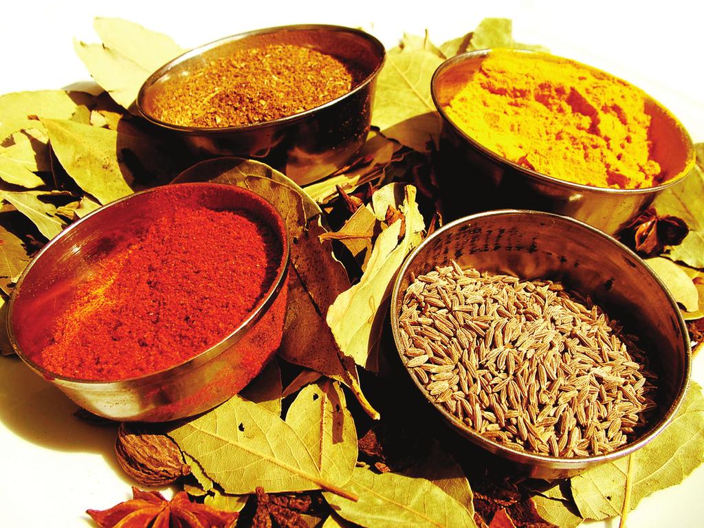 Spices and herbs, carefully selected and used by our Master Chef, not only enhance the food flavours but also help to maintain your good