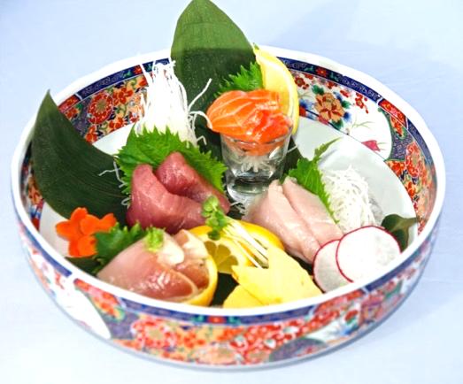CHIRASHI 1 82 An assortment of sashimi on top of sushi rice.