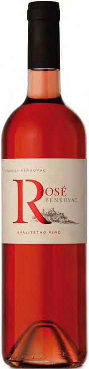 Rose Benkovac is perfect for summer pleasures. Bottle volume: 0,75 1,0 L Korlat Rosė novi je biser u paleti vina s Korlata.