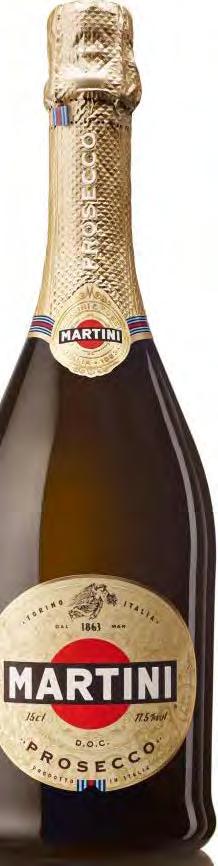 Martini Prosecco daje elegantnost jednom vikend druženju s prijateljima, a često se zna piti i kao večernji aperitiv.
