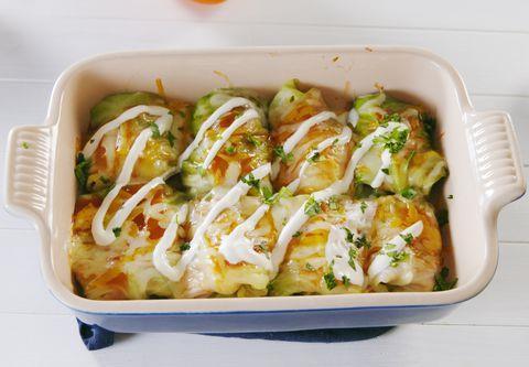 Cabbage Enchiladas Total time: 40 mins Servings: 4-1 head green cabbage - 1 tbsp.