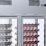 Due to its body and glass insulation features, ENOLUX wine displays provide excellent thermal efficiency and reduce energy consumption.