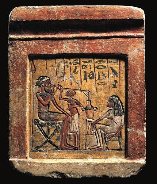 pdf Funerary Stele from Amarna, ca. 1350 B.C.