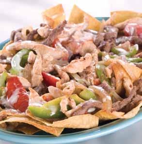 75 Nachos Supreme Nachos topped with beef or chicken, lettuce, tomato, sour cream and grated cheese 6.75 Nachos with Cheese 5.00 Nachos con Frijoles Nachos with beans and melted cheese 5.