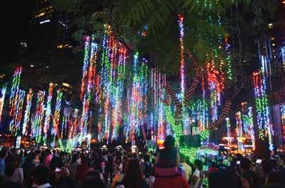 Ayala Triangle Gardens Lights and sounds show 2017 Come Christmas season, the Ayala Triangle Gardens Lights and Sounds Show, which kicked off last November 9,