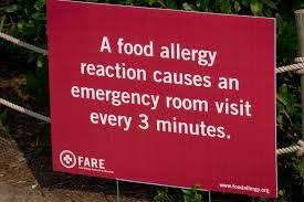 children with food allergies had their first reaction in school!