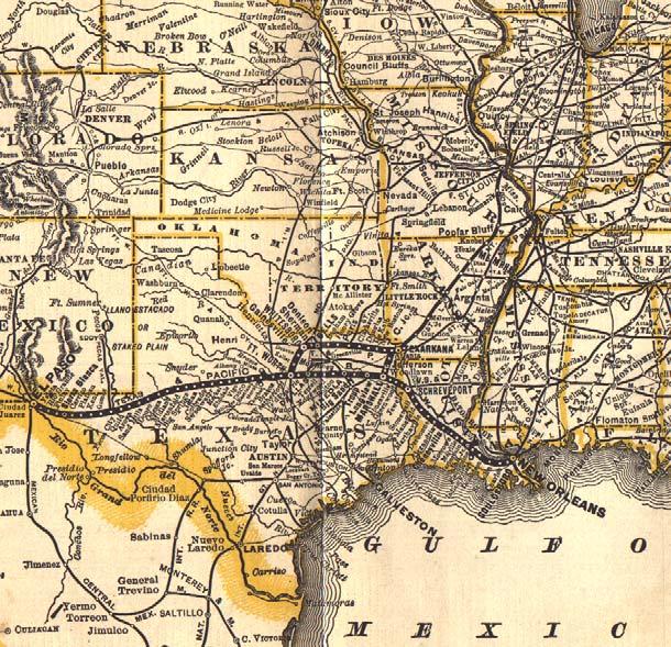 Louisiana Railroad Network in 1897 Conclusion During the antebellum period, railroads had already begun to alter trades routes and determine urban growth.