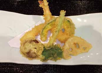 vegetable tempura Prawn tempura