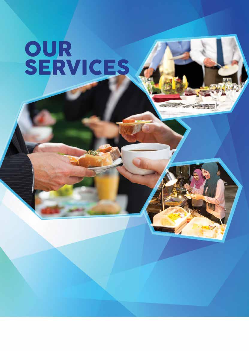 We have halal-certified menus for: Conferences & Seminars Boardroom Lunches Corporate Events Home Events Weddings Deli Hub Catering Pte