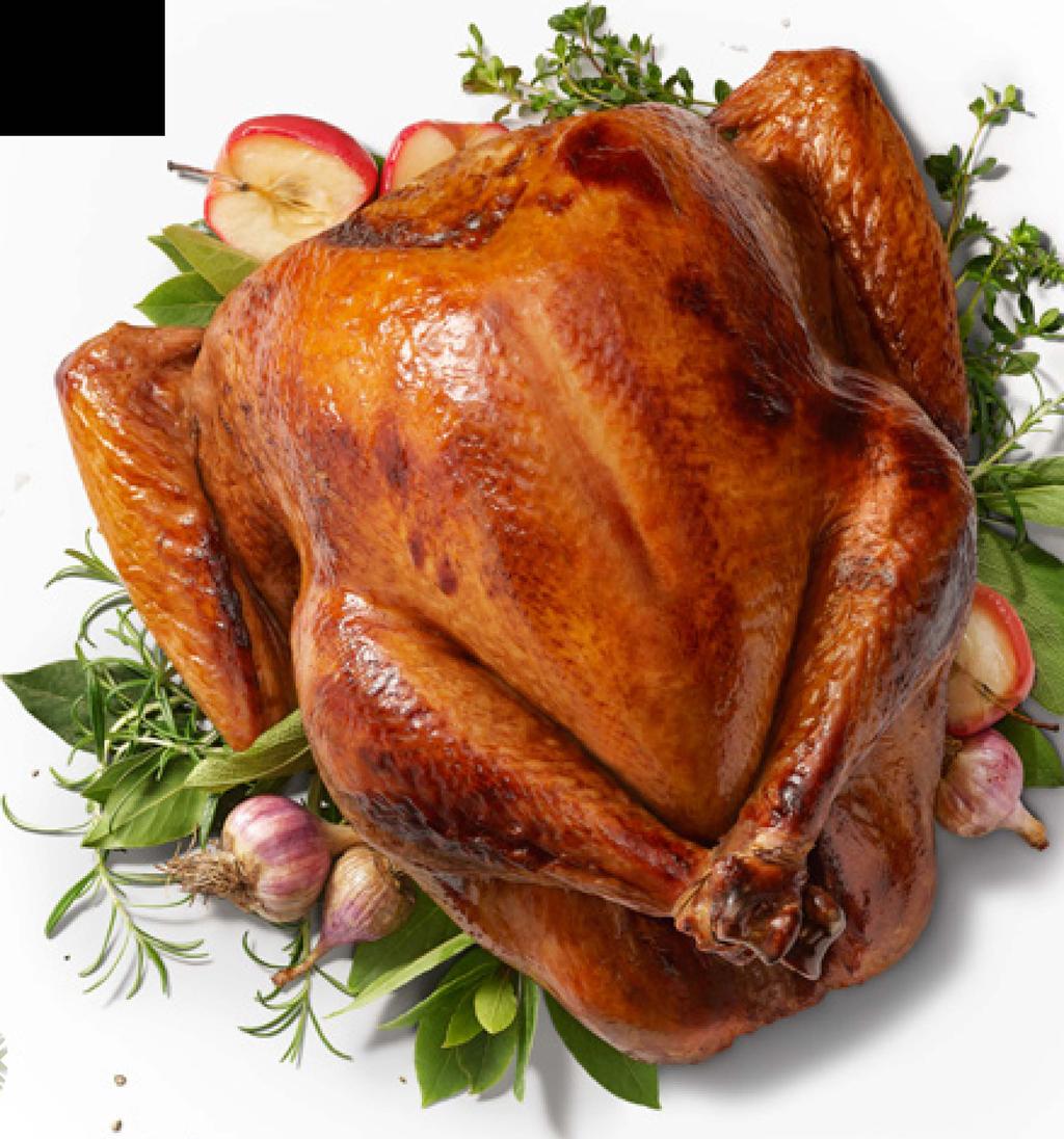 MEALS Classic mains, creative sides, more time to mingle. Fast Roast Free-Range Turkey Meal 50.99 Serves 2 I 71.99 Serves 4 I 138.