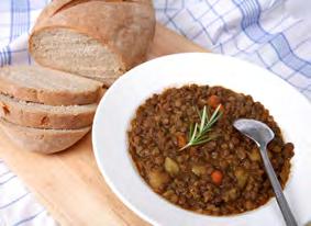 Simple Lentil Stew 6 c. water 1-16 oz. bag of brown lentils - rinsed & drained 2 carrots, peeled and chopped 2 medium onions, peeled and diced 4 medium potatoes, peeled and quartered 2 tsp.