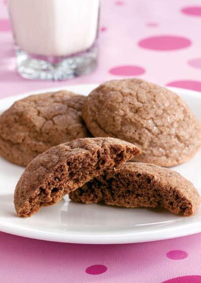 mocha crinkles These tantalizing cookies are the perfect blend of coffee and chocolate. Try having just one!