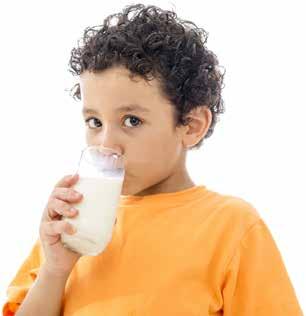 different kinds of foods. Be sure to include as many dairy foods as you can: milk, chocolate milk, yogurt, pudding, ice cream, cottage cheese, cheddar cheese, etc.
