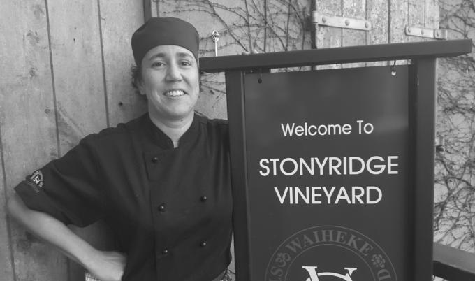 Welcome from Head Chef Connie Aldao Worker On behalf of the kitchen team, I warmly welcome you to beautiful Stonyridge Vineyard.