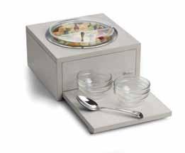8007163213997 2 PER MACEDONIA FOR FRUIT SALAD Multipurpose refrigerated supreme bowl with lid Composizione Cod. 97150302 1 STRUTTURA SUPREME BOWL Coated wood base Cod.
