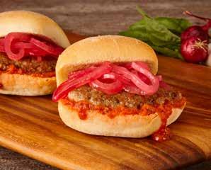 Smaller portions to share a variety of selections SLIDERS MEATBALL Two all-beef meatball sliders, fresh mozzarella, Zaffiro s marinara 6 760 cal ITALIAN SAUSAGE Two pork sausage sliders, pickled