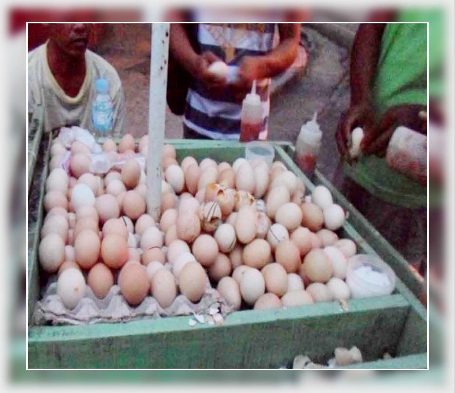 B1 BALUT : is a fertilized duck egg that is boiled and eaten from its shell Balut is sold all over the Philippines and known to be an exotic delicacy.