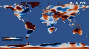 DAY 100 Humans causing big shifts in freshwater locations The USA's space agency NASA has confirmed that human activity is responsible for a massive redistribution of freshwater across Earth.