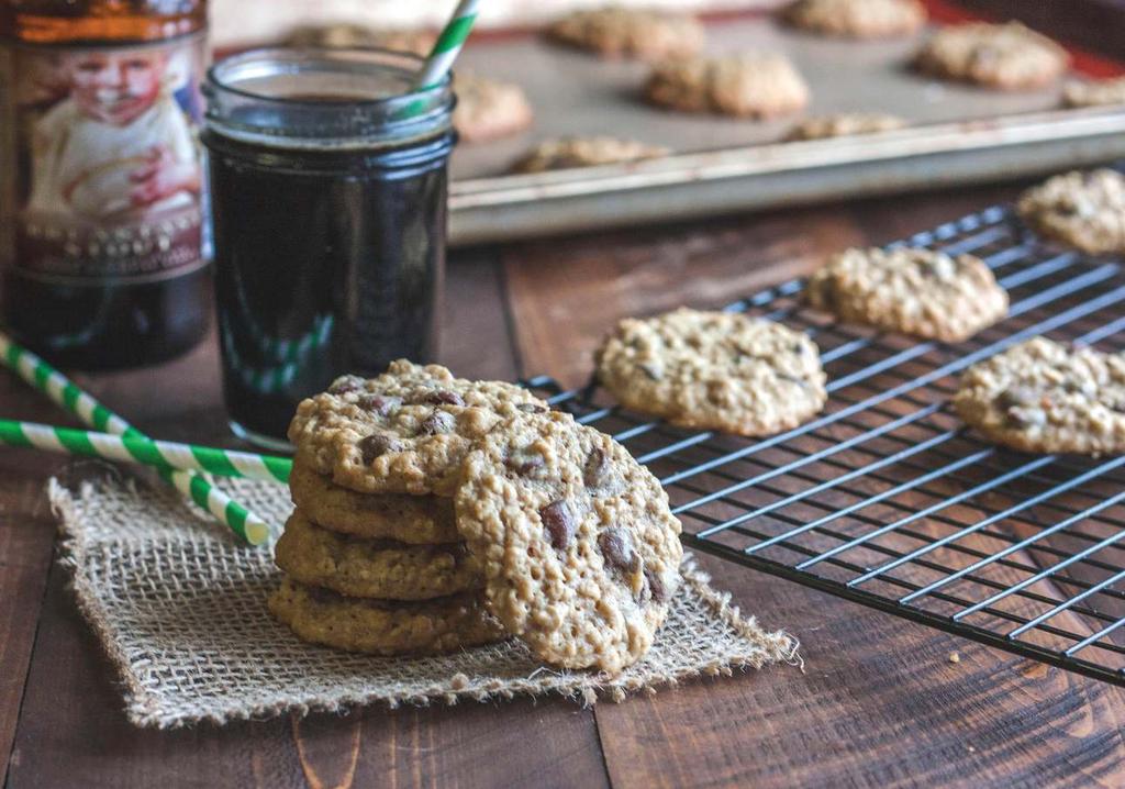 CHOCOLATE CHIP OATMEAL STOUT COOKIES Chocolate chip cookies that have oatmeal stout in them? Yes, please!