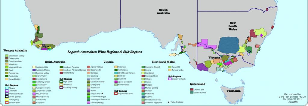 regional heroes, plus GI regions expanding their own R&D and promotion Exploitation of each region s terroir, to differentiate Assessing regional similarities and differences is also