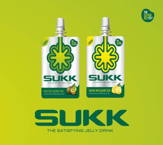 Sources of Growth Innovation Green tea based jelly drink concept developed SUKK brand is ready for UK city-test launch Fills You UP between