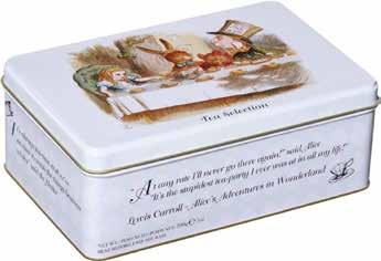 Alice s Adventures in Wonderland 100 Teabag Tin TT25 An elegant tin containing a