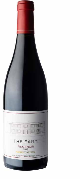 Allen s RED WINE OF THE YEAR The Farm 2015 Pinot Noir, Mason Vineyard The Farm Winery is owned by the Neudorf family and sits on 10 acres of some of the best Pinot Noir in the Niagara region.
