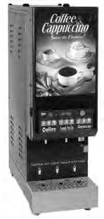 Panorama & Destination Cappuccino Dispensers, Compact Hot Cappuccino & Coffee Dispensers GB6MP-10-LD-U GB8M-10W-LD-U GB2CP JAVACCINO3-IT-