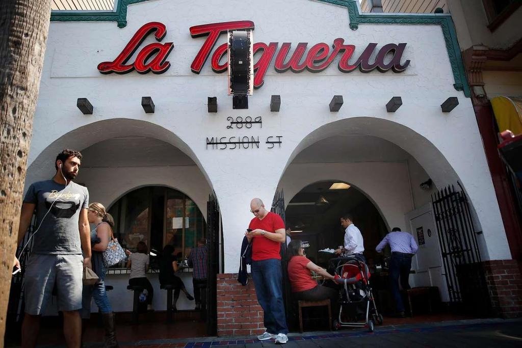 La Taqueria, the Mission s most famous taqueria, finds its future in doubt with controversial building sale Oct. 19, 2018 Updated: Oct. 19, 2018 5:04 p.m. Matt Seiter, of Charlotte, North Carolin, checks his phone as he and his wife Courtney Seiter (partially seen second from left) leave La Taqueria on Wednesday, Sept.