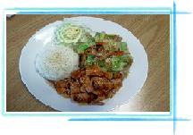 95 ( with white rice & side vegetables ) D4. SUSHI COMBO & TEMPURA(2pc shrimps & 5pc vegetable) 20.