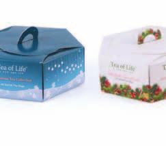 2kg Case per Pallet 90 120 Envelope Tea bags in Christmas Gift Tin (Style # 022145) Apple