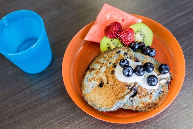 Golden Blueberry Pancakes Make these pancakes on the weekend when mornings are not so rushed. Freeze leftover pancakes and quickly toast or microwave them for a busier day.