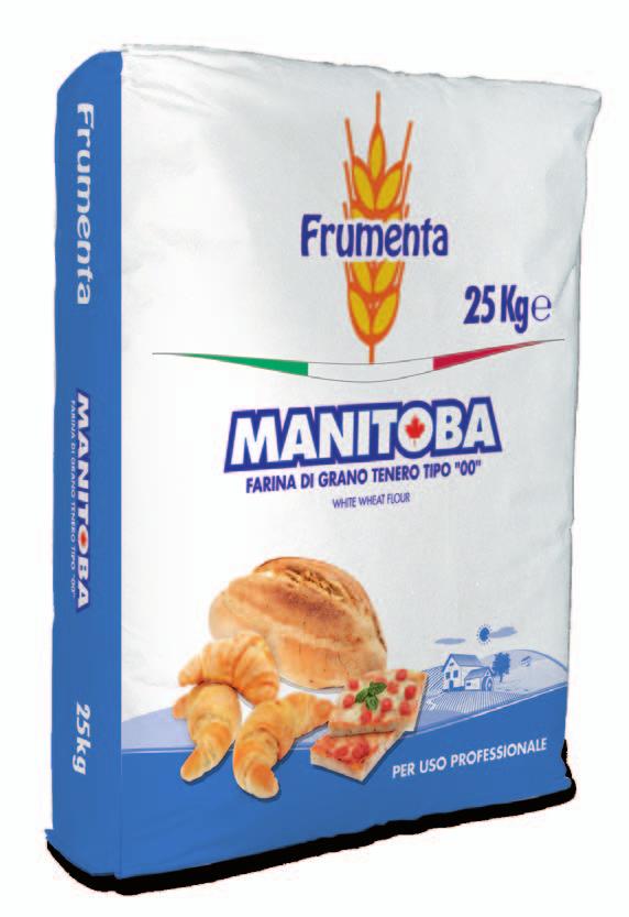 Type 00 Manitoba ALL PURPOSE FLOUR for BREAD AND PASTRY LONG LEAVENING W 400 IngredientS Type 00 Manitoba wheat flour. High protein flour with long stability during the leavening.