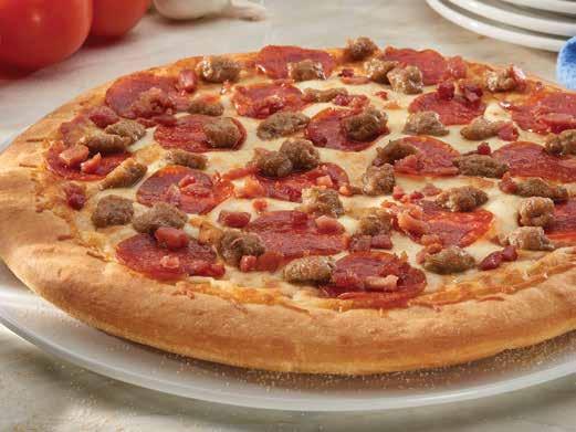 Makes 3-6 x 9 deep dish pizzas. $24 GC 3 Meat Treat! Pizza Kit Our classic pizza loaded with pepperoni, Italian sausage, and bacon will have the meat lovers in your family craving more.