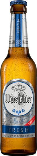pilsener beer with a refreshing crisp, fullbodied Warsteiner taste - a perfect fit for any occasion! ABV 0.