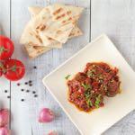 QR 32 Authentic beef meatballs in a rich tomato
