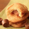 Rolo Stuffed Snickerdoodles Makes 24 cookies Prep time: 10 mins Cook time: 9 mins ¼ cup butter ¼ cup shortening ¾ cup sugar 1 egg 1 ½ cups all purpose flour 1 teaspoon baking powder ½ teaspoon baking
