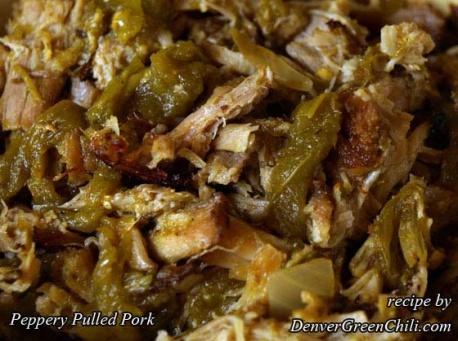 PEPPERY PULLED PORK Authr: Anita Edge Prep time: 15 mins Ck time: 12 hurs Ttal time: 12 hurs 15 mins Flavrful pulled prk easy t adjust heat level by adding sme f the chiles back in after shredding.