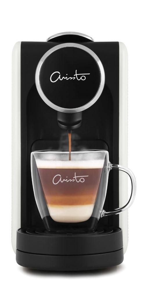 perfect brew every time. With AR ISSTO capsule and coffee machine, in just 60 seconds, you ll have your cup of real Italian coffee.
