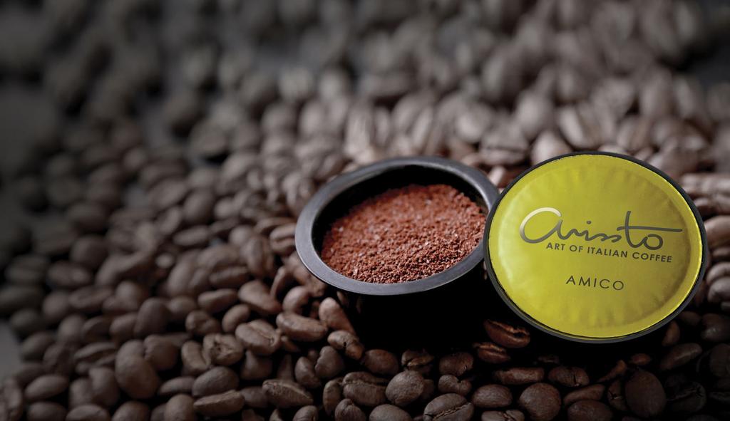A capsule that contains infinite insight ARISSTO coffee experts believe that the coffee in each capsule is packed with delicious essence and vibrancy.