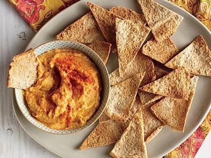 Allow to cool completely before placing them in an air tight container for up to 4 days (if they last that long!). White Bean and Pumpkin Hummus 1. Preheat oven to 400 degrees.