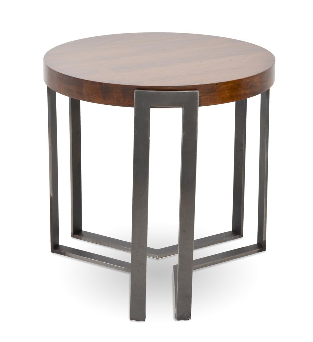 Watson Collection New Item 6115 Watson Round End Table Shown in Burnished Iron (15) with