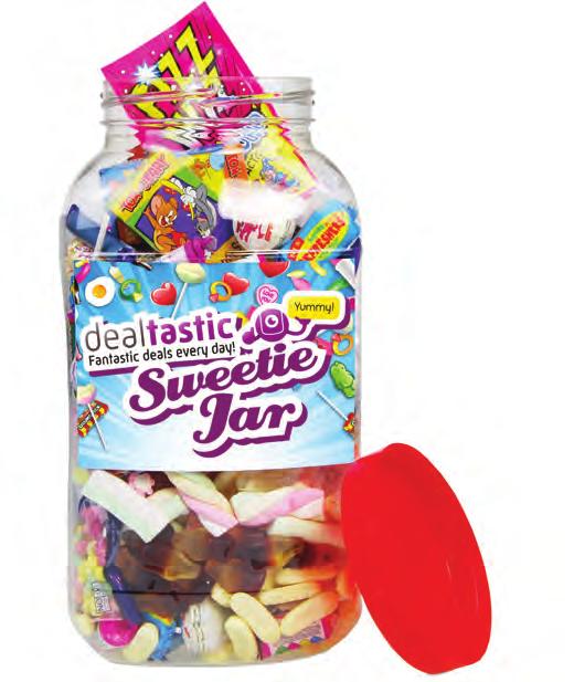 Sweet Jars Our range of plastic sweet jars come in 3 sizes to fit all budgets. Sweet option: retro sweet mix, traditional sweet mix, individual sweets.