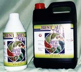 3 Bestmix 7500 (Humic Acid 7%) 20 x 500ml AGR BE009W  20 x 1 Lit AGR BE005W 30-60ml/18L water, can be used to spray with insecticides, fungicides and 6 x 4 Lit AGR