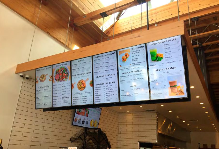company s design team split the restaurant s fluctuating, extensive menu into modular segments that could be rearranged into different menu sets for different dayparts.