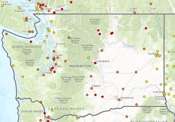 B.C. smoke event, August 1 st -12 th 2017 Wildfires in