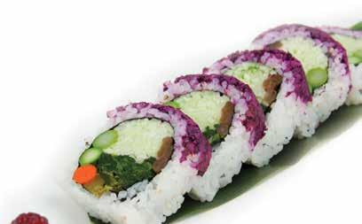 mayonnaise on top Naruto Spicy Tuna 12.95 Spicy tuna wrapped with cucumber, served no rice. Naruto Spicy Salmon 12.